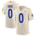 Kiarac LA.Rams #0 Byron Young Player Bone Home Game Stitched Jerseys