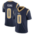 Kiarac LA.Rams #0 Byron Young Player Navy Limited Vapor Untouchable Home Game Stitched Jerseys