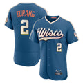 kiarac M.Brewers #2 Brice Turang Player Blue 2026 City Connect Home Limited Elite Stitched Jerseys
