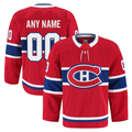 Kiarac Custom M.Canadiens Red Home Authentic Pro Jerseys