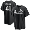 kiarac St. Louis Cardinals #41 Alec Burlesona Player Black City Connect Home Limited Stitched Jerseys